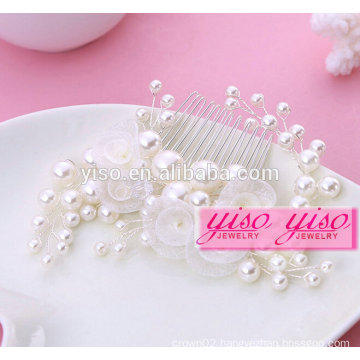 hot sale gift ladies floral bride alloy fashion girl hair combs